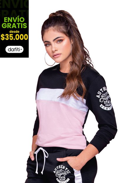 Buzo Mujer Multicolor Mp 72144