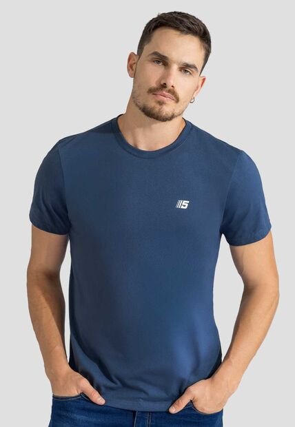 Camiseta Hombre Azul Profundo Mp 113113