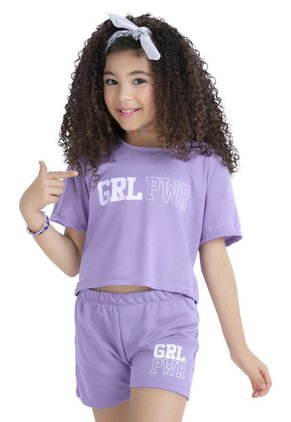 Conjunto Infantil Lila Mp 34794