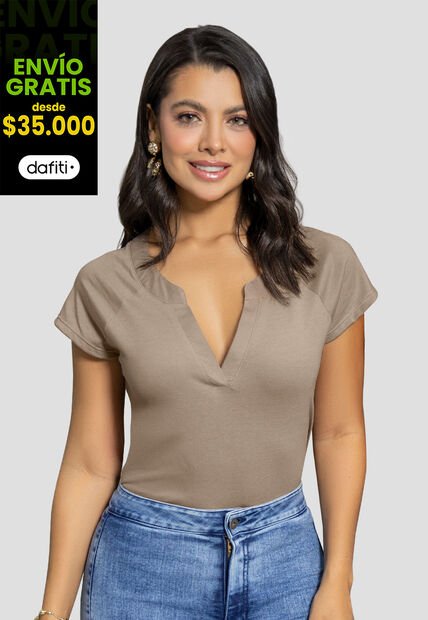 Blusa Mujer Café Pardo Mp 104190