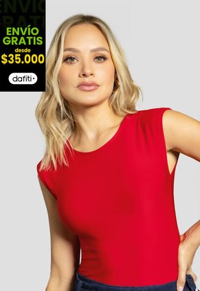 Blusa Mujer Rojo Mp 112213