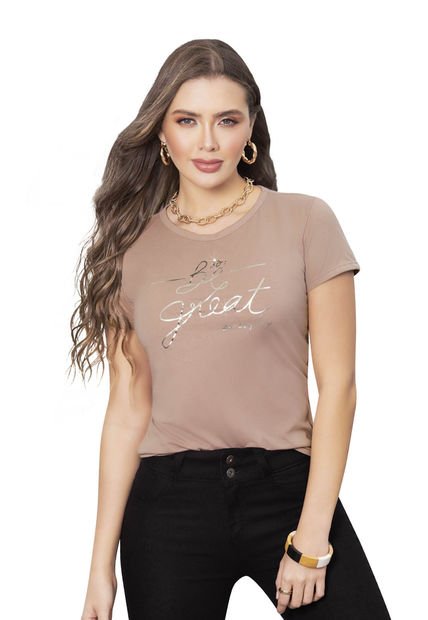 Camiseta Mujer Rosado Mp 92499