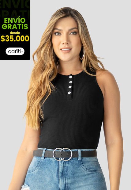 Blusa Mujer Negro Mp 106432
