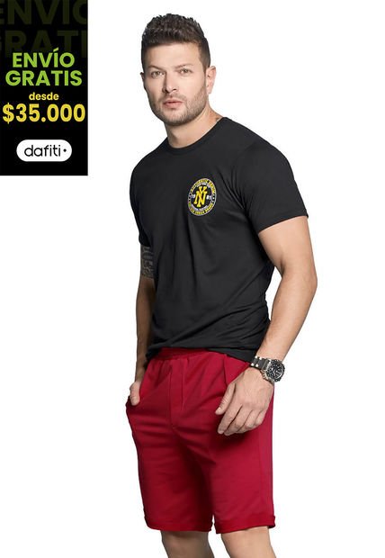 Bermuda Masculino Rojo Mp 78571