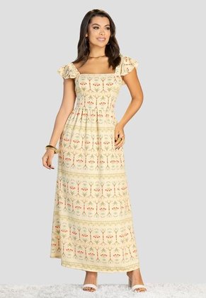 Vestido Mujer Estampado Mp 112269