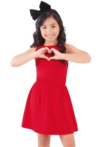 Vestido Infantil Rojo Mp 86075 MP