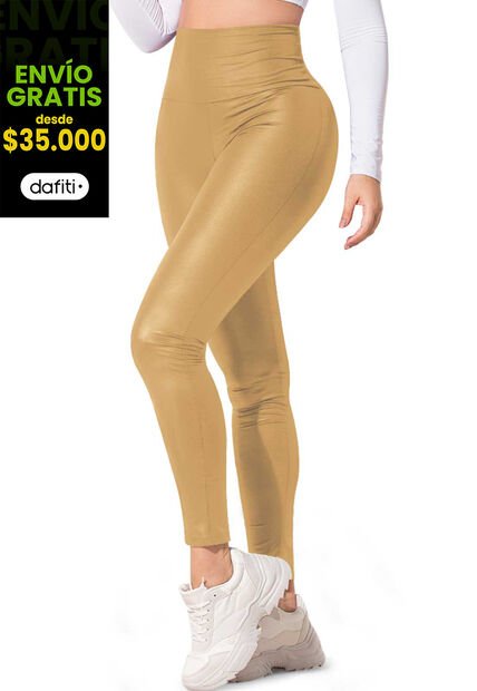 Legging Mujer Dorado Mp 75856