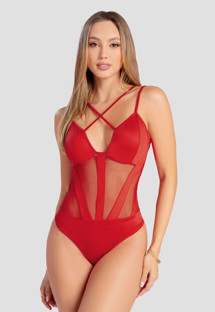 Body Mujer Rojo Mp 104008
