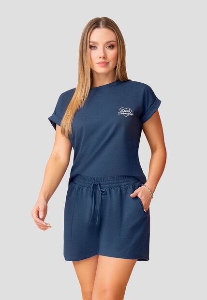 Conjunto Mujer Azul Profundo Mp 112053