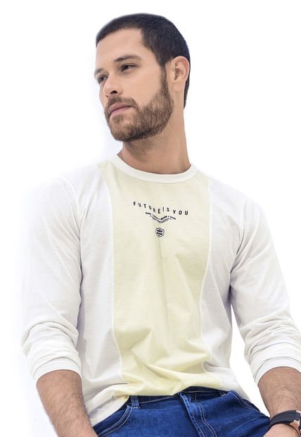 Camibuzo Hombre Blanco Mp 16794
