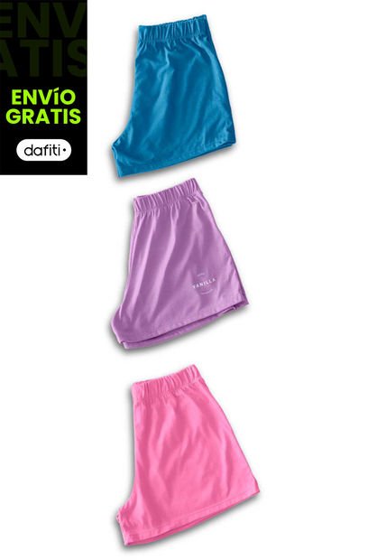 Short Paq X3 Exterior Multicolor Mp 1658