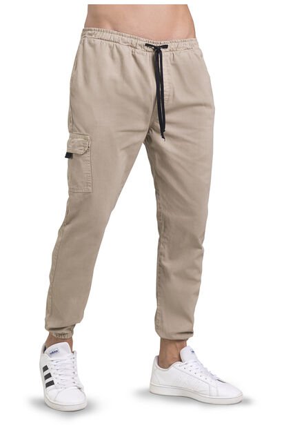 Jogger Hombre Beige Mp 2910