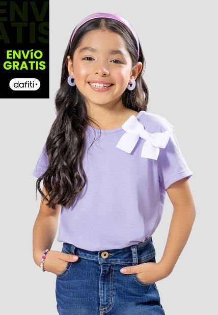 Camiseta Paq X2 Infantil Femenino Multicolor Mp 104798