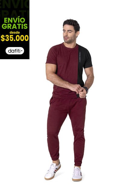 Jogger Masculino Vinotinto Mp 33636