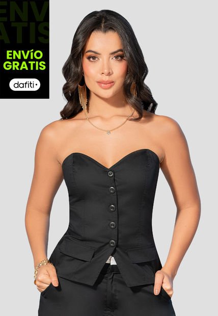 Strapple Mujer Negro Mp 105618