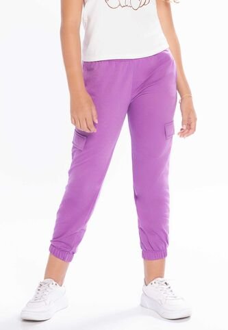 Jogger Infantil Femenino Morado Mp 210 MP