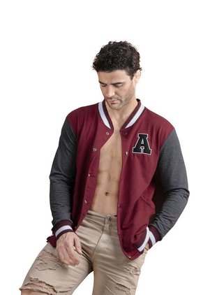 Chaqueta Masculino Vinotinto Mp 89880