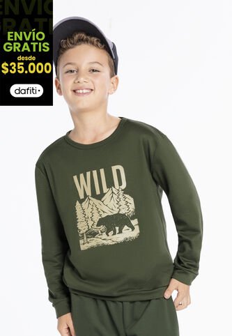Buzo Infantil Niño Verde Mp 664 MP