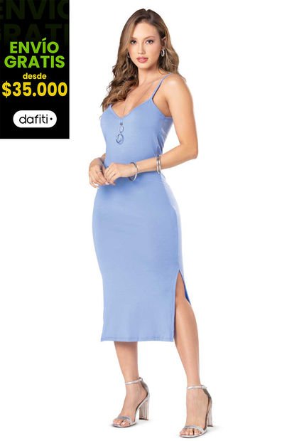 Vestido Largo Exterior Morazul Mp 5164