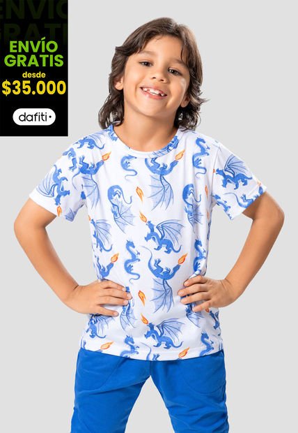 Camiseta Infantil Masculino Estampado Mp 104888