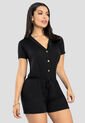 Enterizo Corto Mujer Negro Mp 111079 de MP