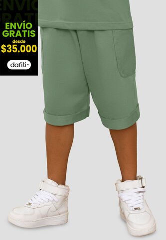 Bermuda Paq X2 Niños Infantil Multicolor Mp 107258 MP