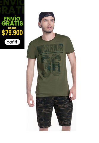 Bermuda Juvenil Para Hombre MP -Camuflado MP