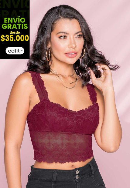 Crop Top Exterior Cereza Mp 92547
