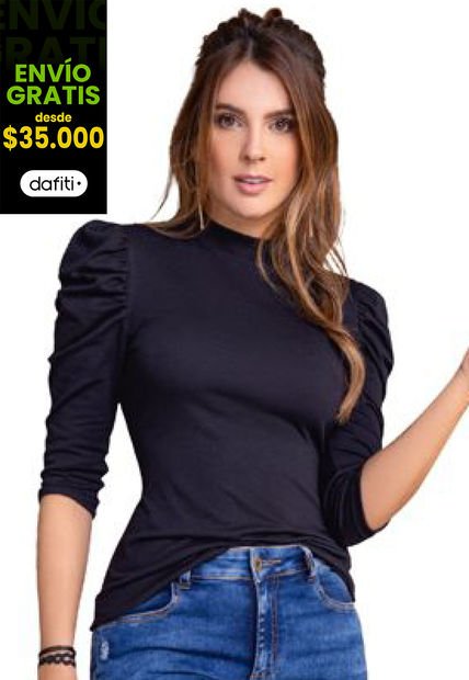 Blusa Mujer Negro Mp 71598