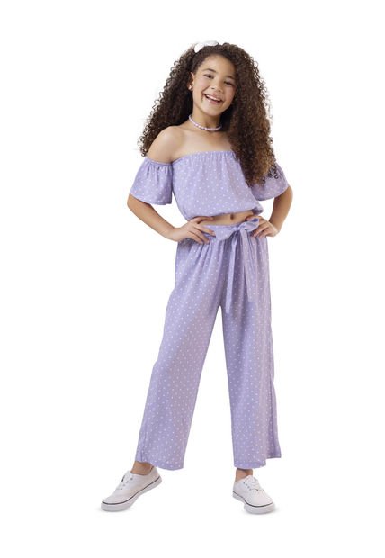 Conjunto Infantil Violeta Mp 4070