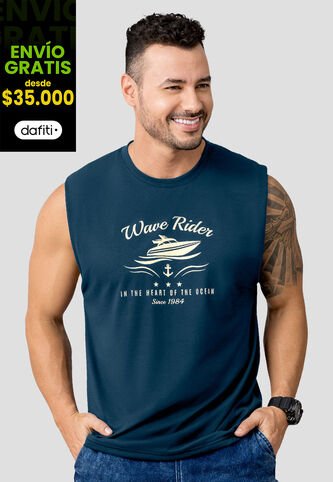 Camisilla Hombre Azul Profundo Mp 110528 MP