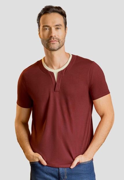 Camiseta Hombre Merlot Mp 113965