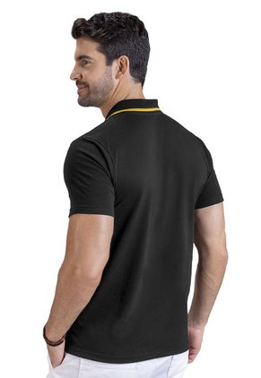 Polo Hombre Negro Mp 4685