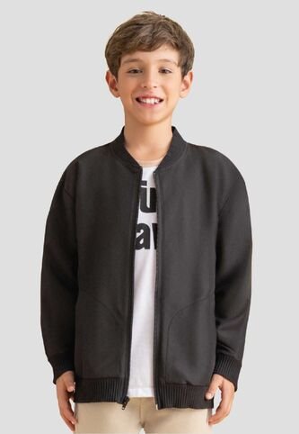 Chaqueta Infantil Masculino Negro Mp 112823 MP