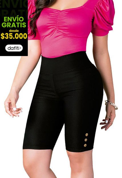 Capri Mujer Negro Mp 89016