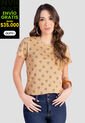 Camiseta Mujer Beige Mp 103982 de MP