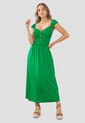 Vestido Largo Mujer Verde Mp 105166 de MP