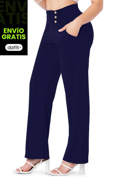 Pantalón Mujer Azul Mp 86925