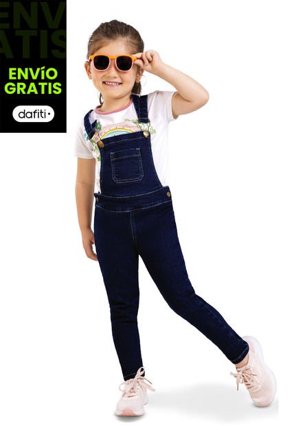 Overall Infantil Femenino Azul Mp 5793