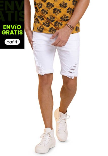 Bermuda Hombre Blanco Mp 100003