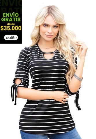 Blusón Mujer Bicolor Mp 87563 MP