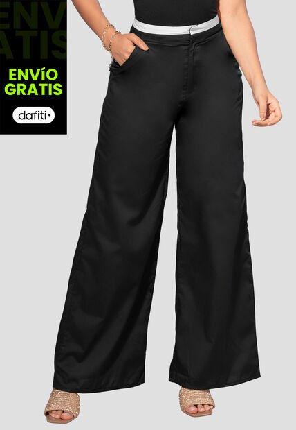 Pantalón Mujer Negro Mp 105619