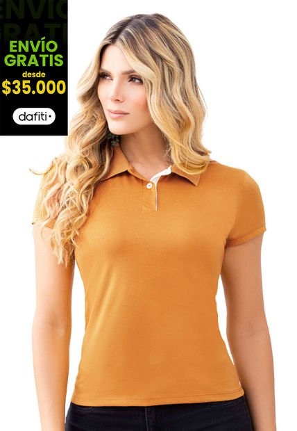 Polo Mujer Naranja Mp 76592