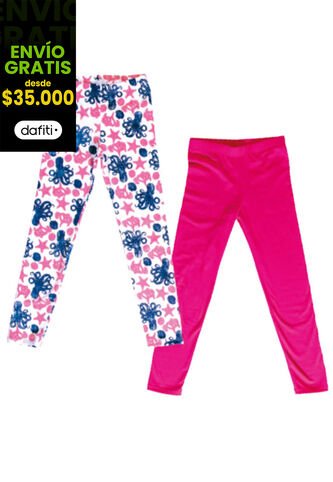 Legging Niñas Infantil  PX2 Multicolor Mp 90748 MP