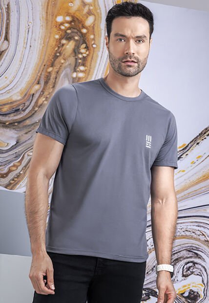 Camiseta Hombre Negro Cross Mp 7766