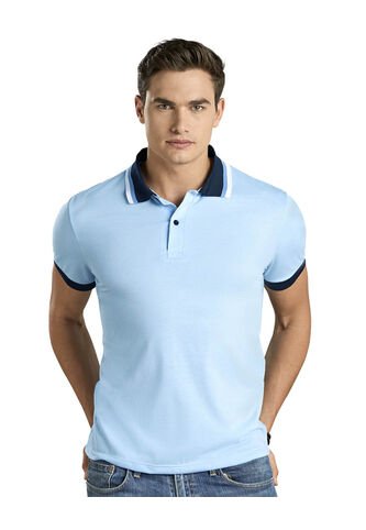 Polo Hombre Azul Baby Mp 96612 MP