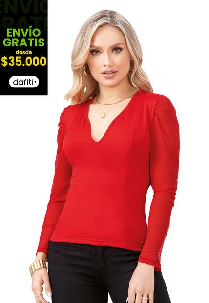 Blusa Adulto Rojo Mp 92312