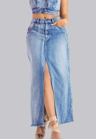 Falda Corta Mujer Azul Mp 102240 MP