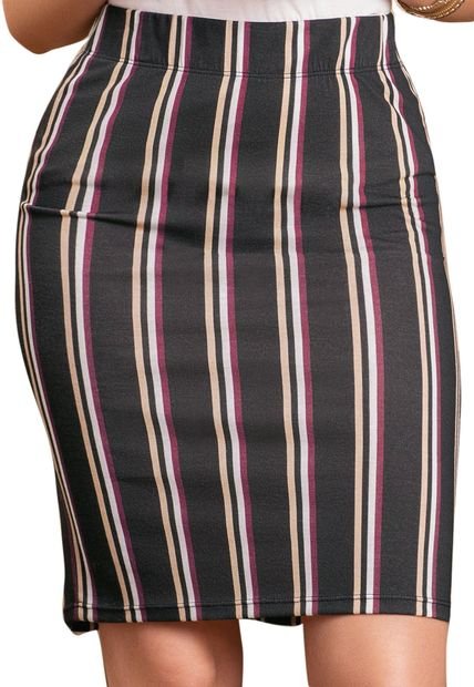 Falda Corta Para Mujer Estampado Mp