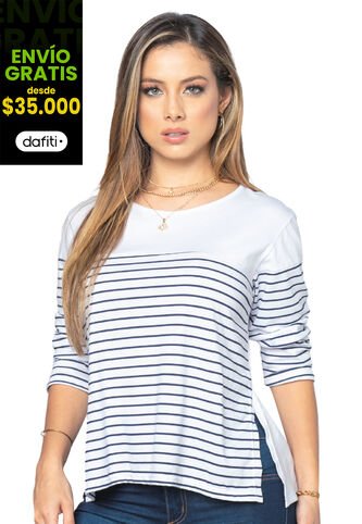 Camibuzo Mujer Blanco Mp 3479 MP